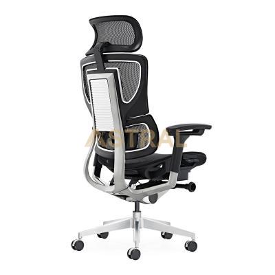 Lumbar Support High Back Mesh Office Chair With 3D Adjustable Headrest For Office 912A