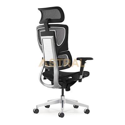 Good Quality Home Office High Back Mesh Chair With 3D Adjustable Headrest 912-1A