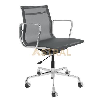 High Quality Eames Mid Back Aluminum Frame Staff Mesh Office Chair 1108M