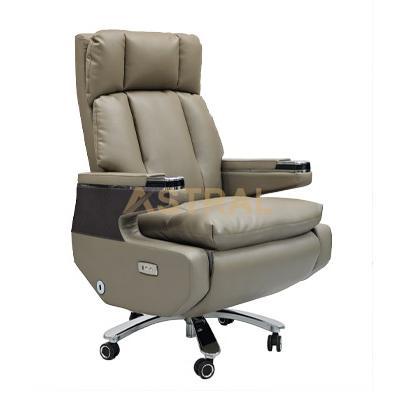 Genuine Leather Electric Recliner Executive Office Boss Chair 2309A