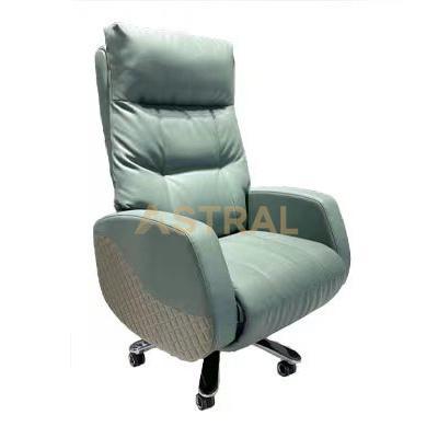 Leather Manual Reclining Management Office Chair 2301A