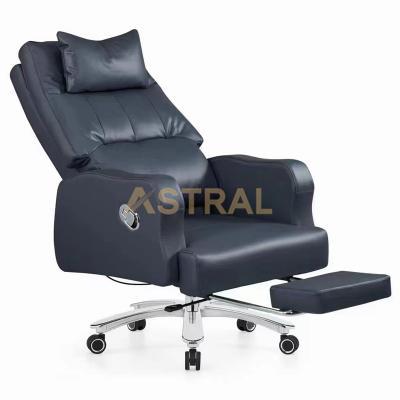 Leather Executive Office Chair With Footrest 2210A