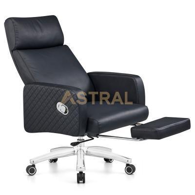 Leather Executive Office Chair With Footrest 2206A 