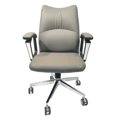 Leather Mid Back Office Task Chair 2158B