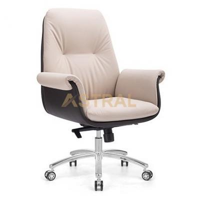 Leather Mid Back Office Task Chair 2149B