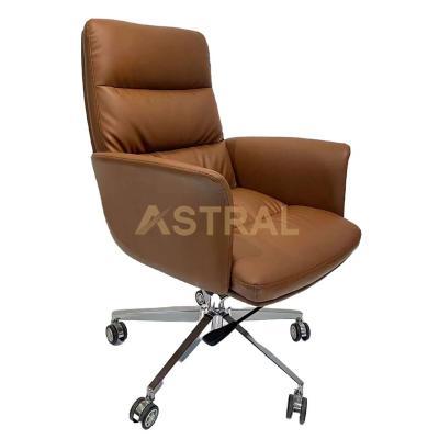 Leather Mid Back Office Task Chair 2148B