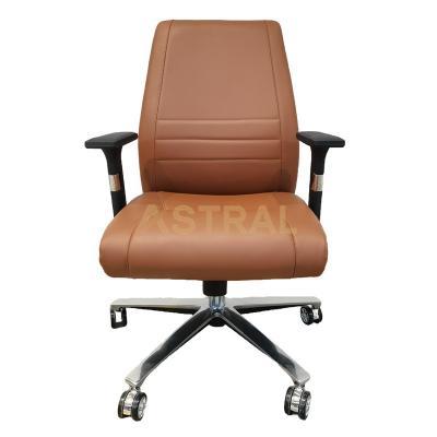 Leather Mid Back Office Task Chair 2143B