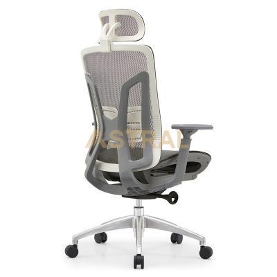 Top Seller White And Grey Butterfly Ergonomic Mesh Executive Office Chair 629A-W