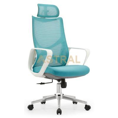 Modern Office X Shape High Back Mesh Executive Chair With Headrest 623-1A-W