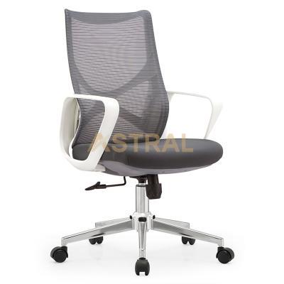 Cheap Price China Factory Modern Office Mid Back Mesh Staff Chair 623-1B-W