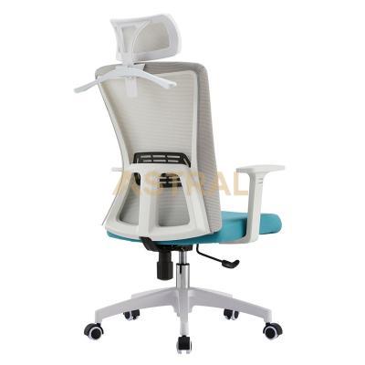 Hot Sale Ergonomic Desk High Back Mesh Office Chair With Coat Hanger 132A-W