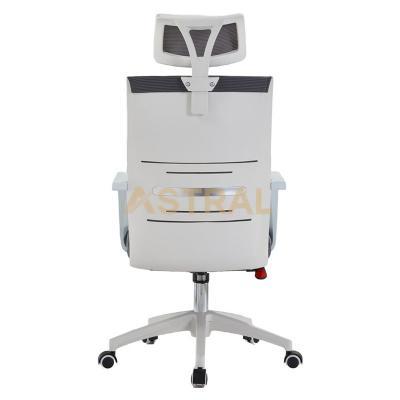 Cheap Price Low Back Swivel Office Desk Ergonomic Chair With Headrest 126A-W